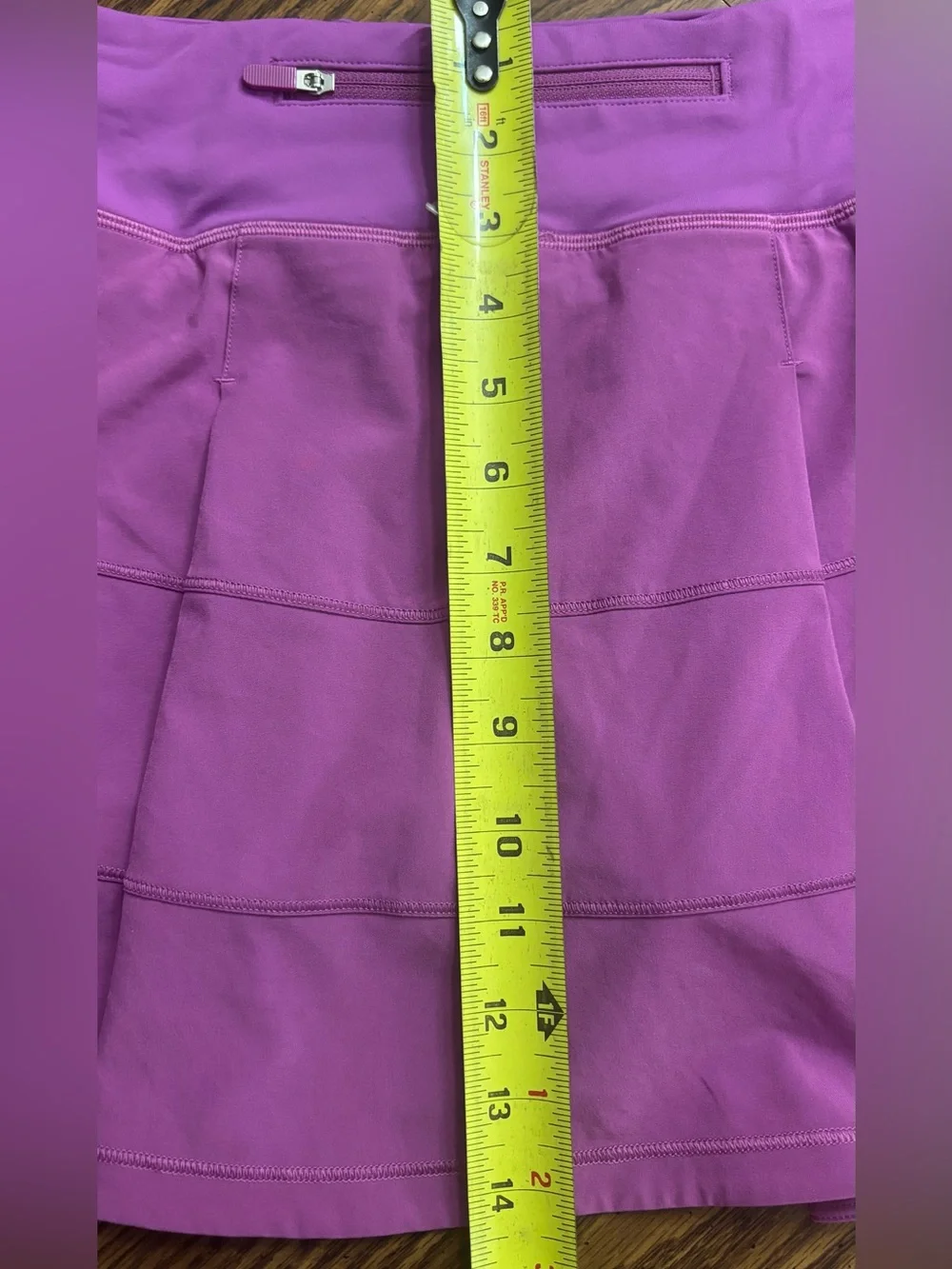 Lululemon Pace Rival Skirt Long Vivid Plum Size 8 Skort